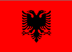 Flagge von Albanien