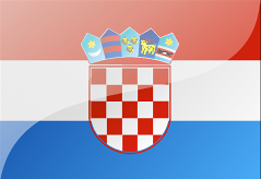 Flagge von Kroatien